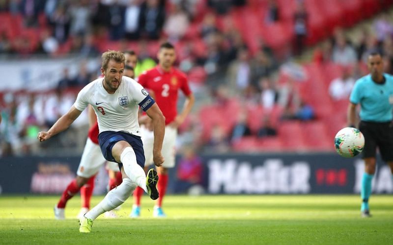 Captain Kane's four-goal contribution saved the day for England.